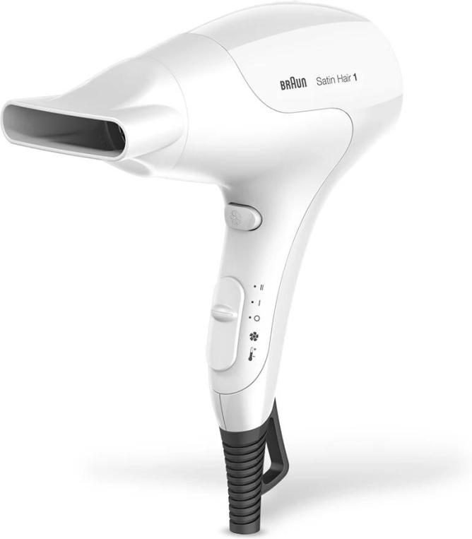 Braun Haartrockner Satin Hair 1 HD180 PowerPerfection weiß (BRHD180E)