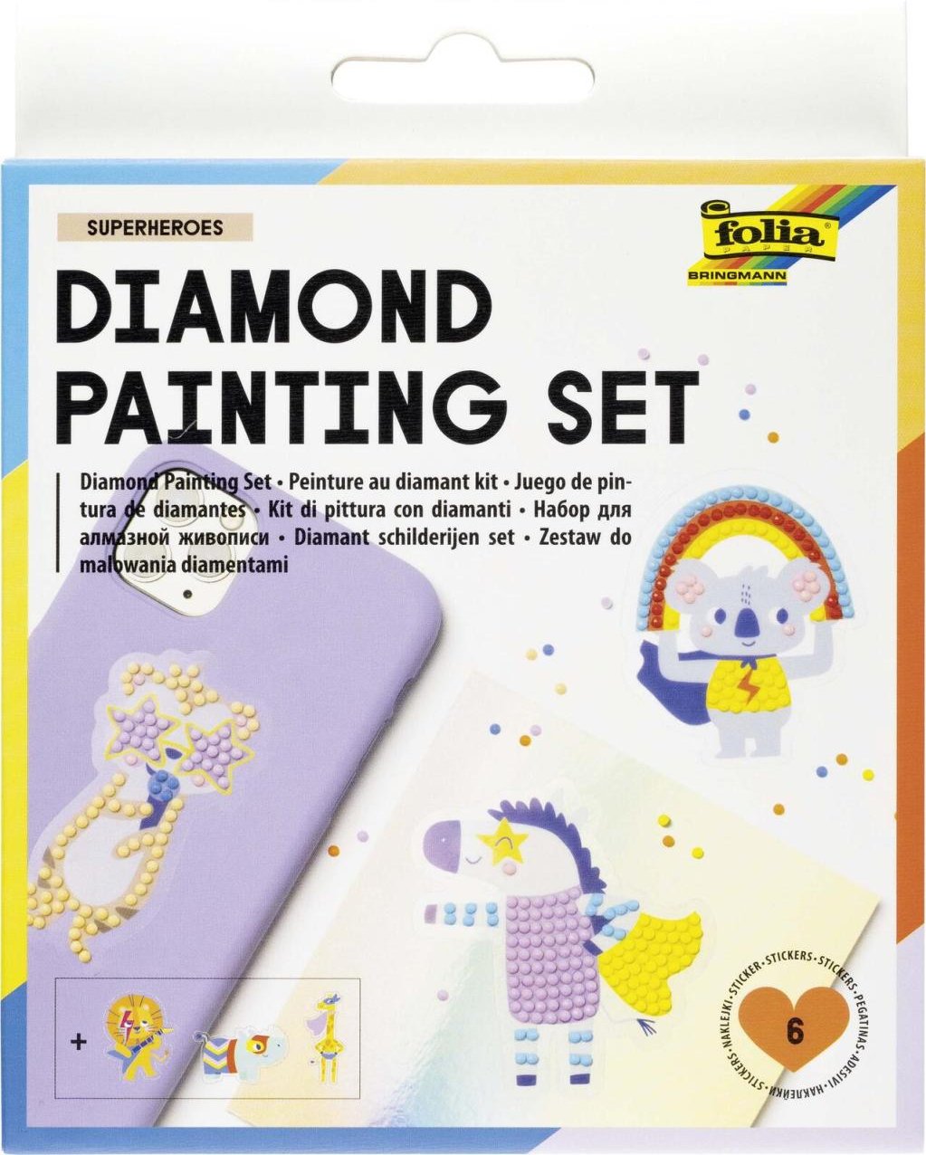 Thumbnail - folia Diamond Painting Superheroes