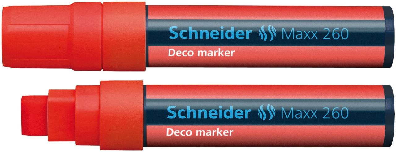Schneider Maxx 260 Kreidemarker 5.0 - 15.0 mm Rot