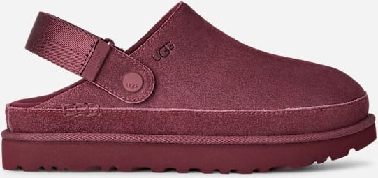Thumbnail - UGG® Goldenstar Clog für Damen | UGG® EU in Burnt Magenta, Größe 38, Veloursleder