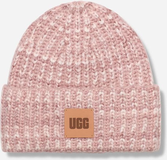 UGG® Grobstrick-Beanie mit Space-dye-Effekt für Damen in Ashen Rose Multi, Größe O/S