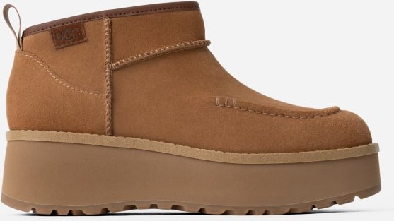 Thumbnail - UGG® Cityfunc Ultra Mini Boot für Damen in Brown, Größe 41, Veloursleder