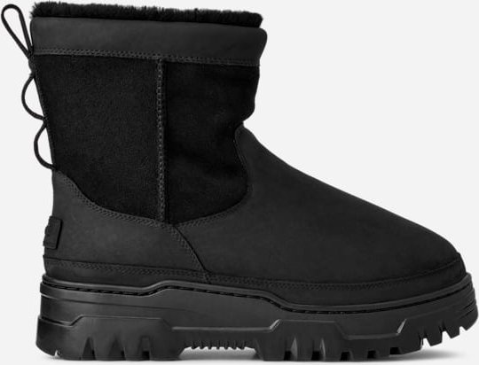 Thumbnail - UGG® Heritage Pull-On TrailGazer Boot für Herren in Black, Größe 40, Leder