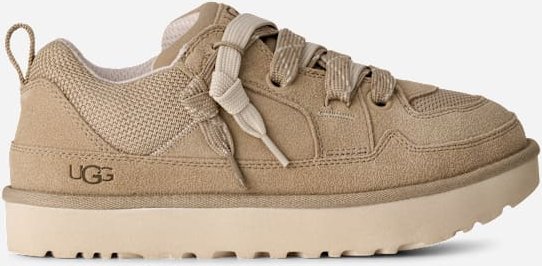 UGG® Lo Lowmel für Herren in Brown, Größe 46, Wildleder/Recycelte Materialien/Textil