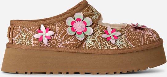 UGG® Bea Mary Jane Meadow für Damen in Brown, Größe 37, Wildleder