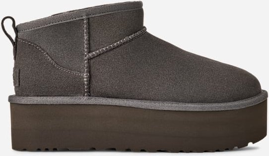 Thumbnail - UGG® Classic Ultra Mini Plateau-Boot für Damen | UGG® EU in Black, Größe 40, Veloursleder