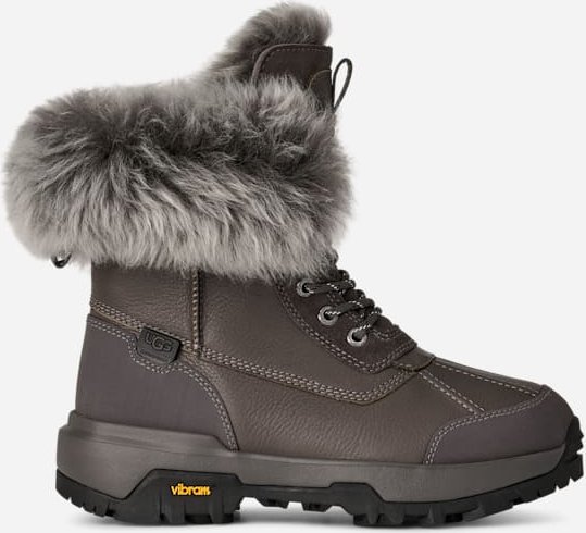 Thumbnail - UGG® Adirondack Boot XXV Chalet für Damen in Black, Größe 39, Leder