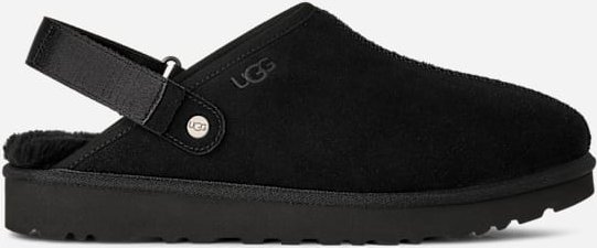 UGG® Lanah Clog für Herren | UGG® EU in Black, Größe 45, Veloursleder