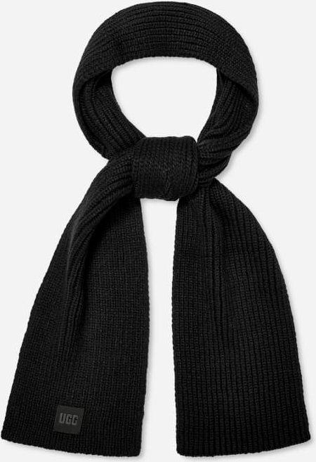 UGG® Grober Rippstrickschal für Damen in Black, Größe O/S