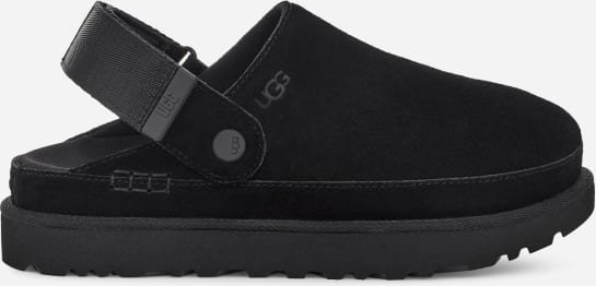 Thumbnail - UGG® Goldenstar Clog für Damen | UGG® EU in Black, Größe 37.5, Veloursleder