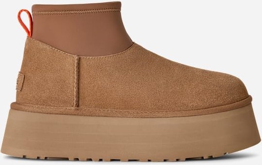 UGG® Classic Mini Dipper Boot für Damen | UGG® EU in Brown, Größe 43, Wildleder/Neopren/Recycelte Materialien/Polyester