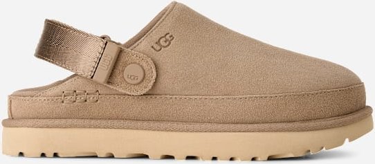 UGG® Goldenstar Clog für Damen | UGG® EU in Beige, Größe 41, Wildleder