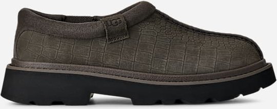 UGG® Tasman Lug Embossed für Herren in Dense Smoke, Größe 44, Nubukleder