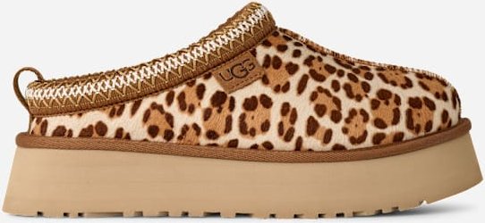 UGG® Tazz Plains für Damen in Felicity Leopard Jasmine, Größe 41, Cow Hair