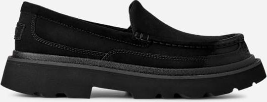 UGG® Ascot Lug für Herren in Black, Größe 48.5, Veloursleder