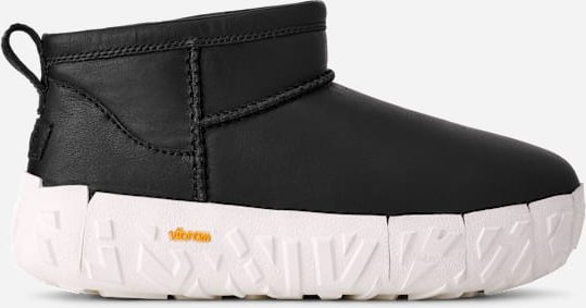 Thumbnail - UGG® Classic Ultra Mini Wrap Tech Noir Boot für Herren in Black, Größe 46, Leder