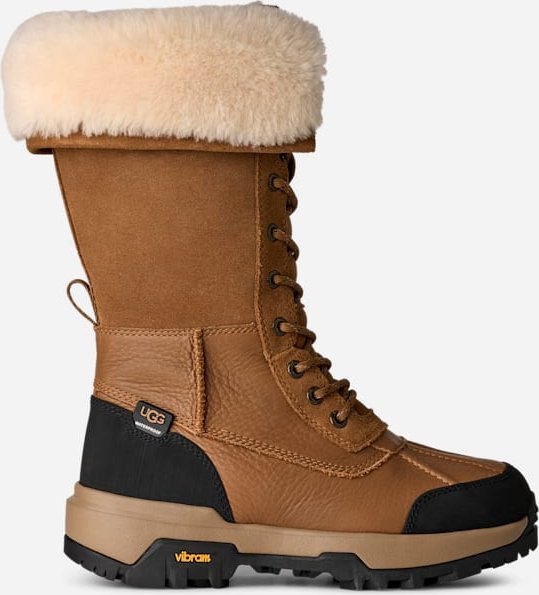 Thumbnail - UGG® Adirondack Boot Tall XXV für Damen in Brown, Größe 43, Leder