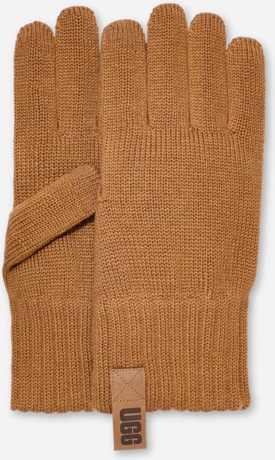 UGG® Leichte Handschuhe für Herren in Brown, Größe O/S, Strick/Recycelte Materialien