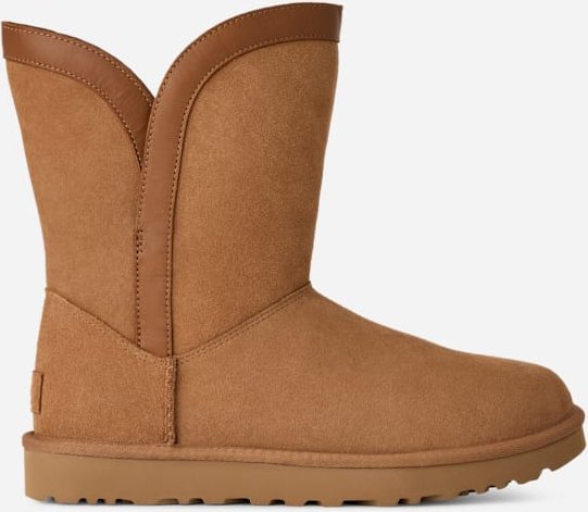UGG® Classic Short Lunara Boot für Damen in Brown, Größe 41, Wolle