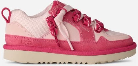 Thumbnail - UGG® Lo Lowmel für Kinder in Pink Bloom/Multi, Größe 33.5, Veloursleder/Textil