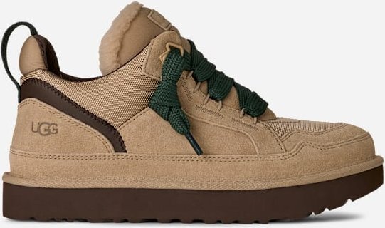 UGG® Lowmel Sneaker für Herren in Brown, Größe 41, Wildleder/Textil/Recycelte Materialien
