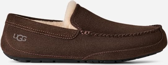 UGG® Linscot Slipper für Herren in Dusted Cocoa, Größe 42, Veloursleder