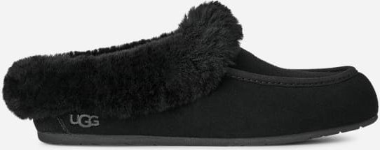 Thumbnail - UGG® Ansley Mule Slipper für Damen in Black, Größe 38, Veloursleder