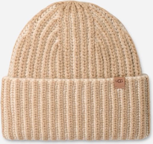 UGG® Dicke geflochtene Beanie für Damen in Cream Multi, Größe O/S, Acrylmischung