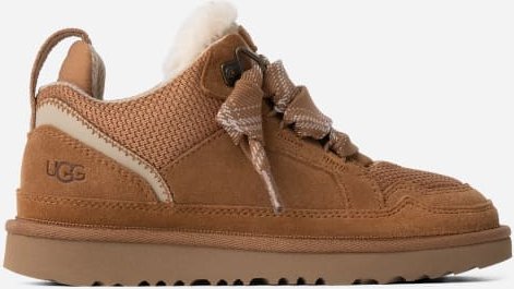 Thumbnail - UGG® Lowmel Sneaker für Kinder | UGG® EU in Brown, Größe 33.5, Canvas/Veloursleder/Recycled Materials