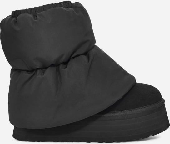 Thumbnail - UGG® Classic Mini Dipper Puffer Boot für Damen in Black, Größe 39, Textil/Veloursleder