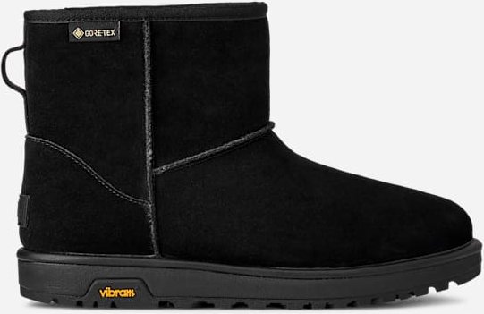 Thumbnail - UGG® Classic Mini GTX Boot für Herren in Black, Größe 43, Veloursleder