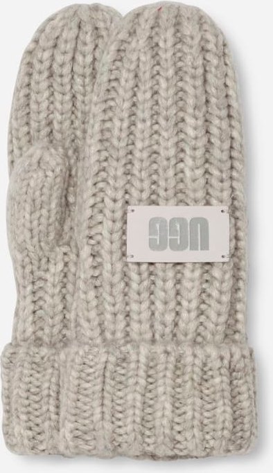 UGG® Grobstrickfäustlinge für Kinder in Light Grey, Größe O/S