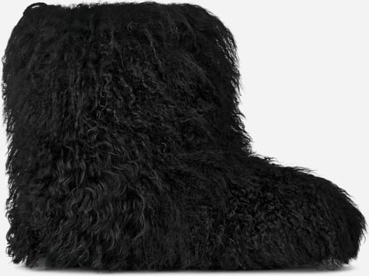 UGG® Classic Short Fluff Momma Boot für Damen in Black, Größe 36, Schaffell