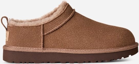 Thumbnail - UGG® Classic Micro Boot für Damen in Rocky Oak, Größe 40, Veloursleder