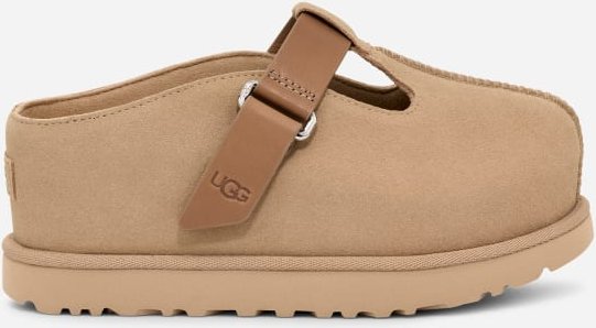 Thumbnail - UGG® Goldenstar Hi Clog für Damen in Beige, Größe 37, Veloursleder