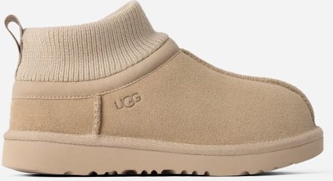 Thumbnail - UGG® Classic Ultra Mini Stretch Cuff Boot für Kinder in Brown, Größe 33.5, Veloursleder/Textil/Recycled Materials