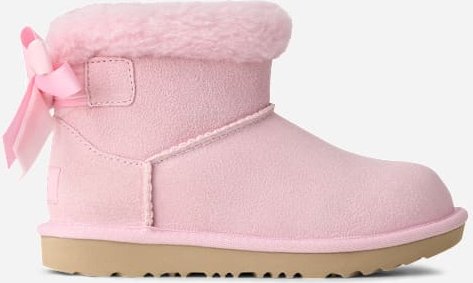 UGG® Mini Bailey Mixed Schleife für Kinder in Ribbon Candy, Größe 32.5, Veloursleder