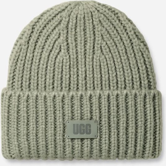 Breit gerippte UGG® Beanie für Kinder | UGG® EU in Grey Mist, Größe O/S, Strick