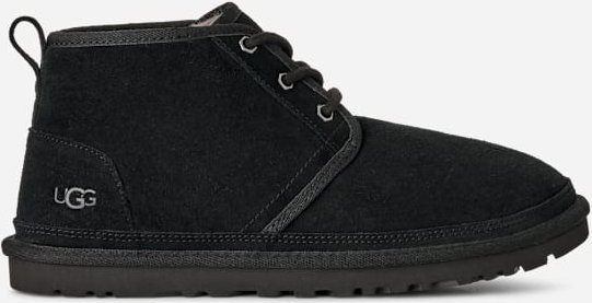 UGG® Neumel für Herren | Lässige Schnürschuhe auf in Black, Größe 42, Wildleder
