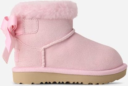 UGG® Classic Mini Bailey Mixed Schleife Boot für Kinder in Ribbon Candy, Größe 28.5, Wildleder