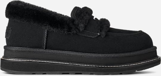 UGG® sacai Loafer für Damen in Black, Größe 42, Veloursleder