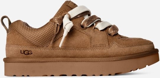UGG® Lo Lowmel Sneaker für Damen in Brown, Größe 40, Veloursleder/Textil/Recycelte Materialien