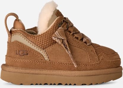 Thumbnail - UGG® Lowmel Sneaker für Kinder in Brown, Größe 23.5, Veloursleder/Textil