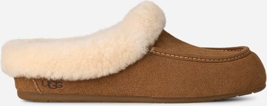 Thumbnail - UGG® Ansley Mule Slipper für Damen in Brown, Größe 40, Veloursleder