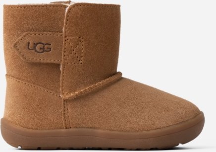 Thumbnail - UGG® Keelan II Boot für Kinder in Brown, Größe 30, Veloursleder