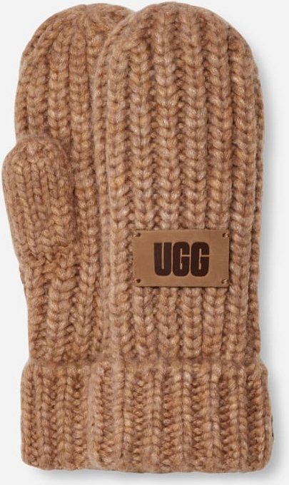 UGG® Grobstrickfäustlinge für Kinder in Beige, Größe O/S