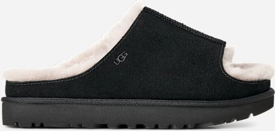 UGG® Greenport Slide für Damen | UGG® EU in Black, Größe 41, Wildleder