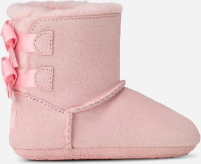 Thumbnail - UGG® Bailey Bow Stiefelchen für Kinder in Ribbon Candy, Größe 18, Veloursleder