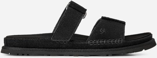 UGG® GoldenGaze Slide für Damen in Black, Größe 43, Wildleder