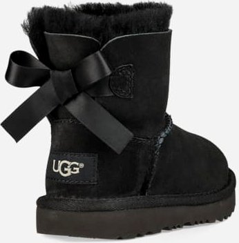 Thumbnail - UGG® Mini Bailey Bow II Boot für Kinder | UGG® EU in Black, Größe 22, Twinface